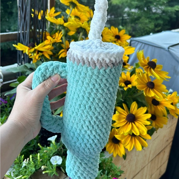 Emotional support cup, handmade plush NWOT - Picture 4 of 6